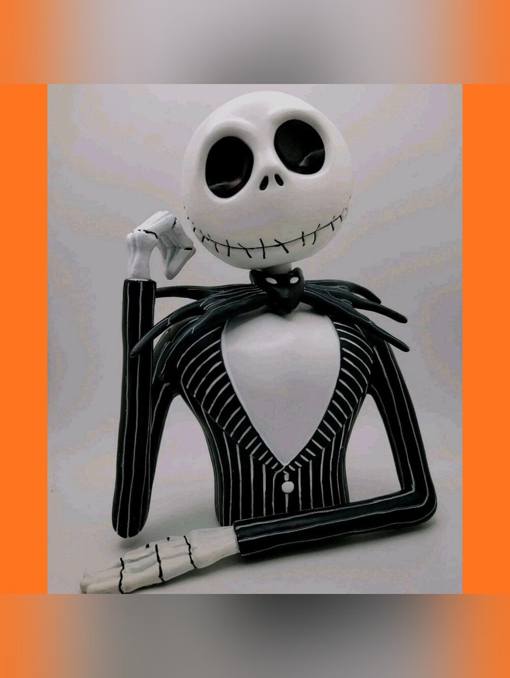 Disney Nightmare Before Christmas Jack Skellington PVC Molded Bank Halloween